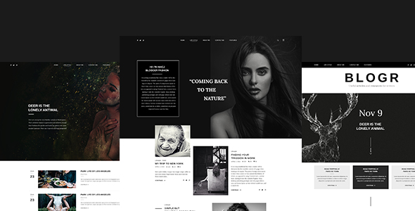 BLOGR ? PSD template for Special BLOGGERS