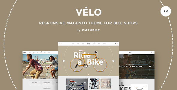 Velo - Responsive Magento Theme for Bike Shops 