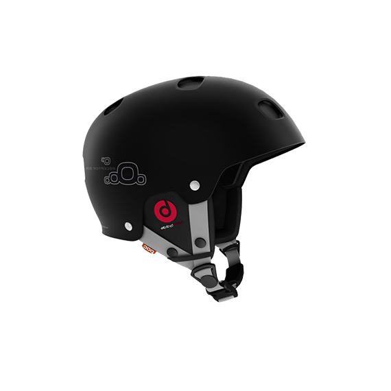 Black Ski Helmet